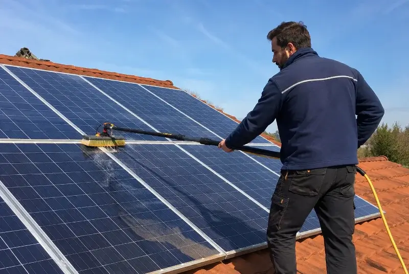 Nettoyage et entretien de panneaux solaires à Réaux sur Trèfle